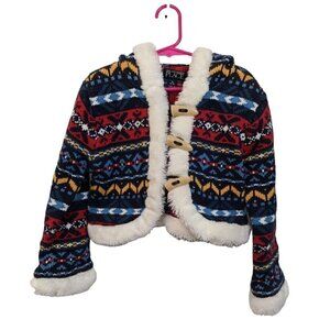 The Children's Place S Small faux fur Hooded Sweater
